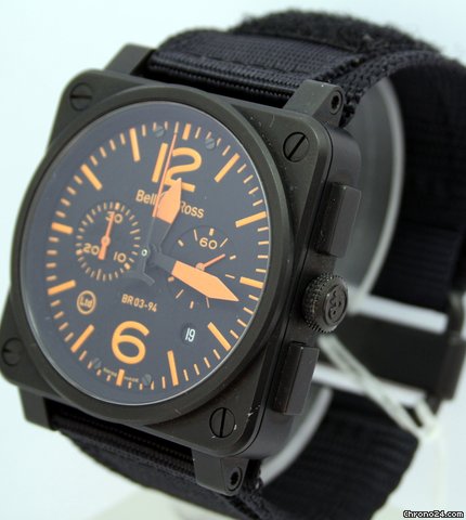 Bell & Ross BR 03-94 Orange Chrono NEU incl MWST mit Box + Papieren WATCHES 2