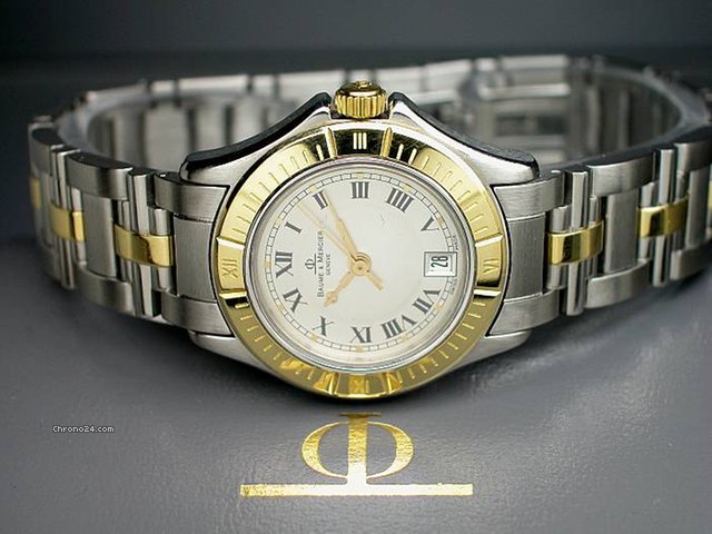 Baume & Mercier "Malibu Damen Quarz" Edelstahl/18K/750 Gelbgold WATCHES 2