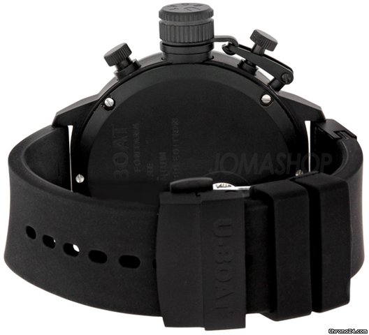 replica U-Boat Classico Ceramic Matt Bezel Black Dial Chronograph Mens Watch 6201 WATCHES 1