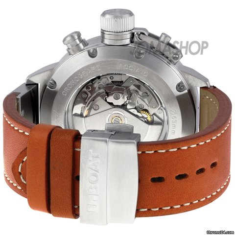 replica U-Boat Classico CAS Automatic Chronograph Brown Leather Mens Watch 2273 WATCHES 1