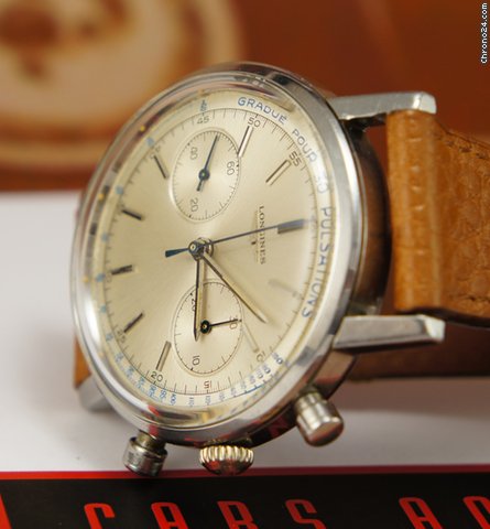 Longines 30CH Chrono flyback rare dial vintage WATCHES 2