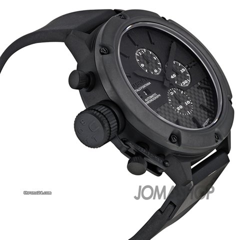 U-Boat Classico Chronograph Automatic Black Titanium Mens Watch 6234 WATCHES 2