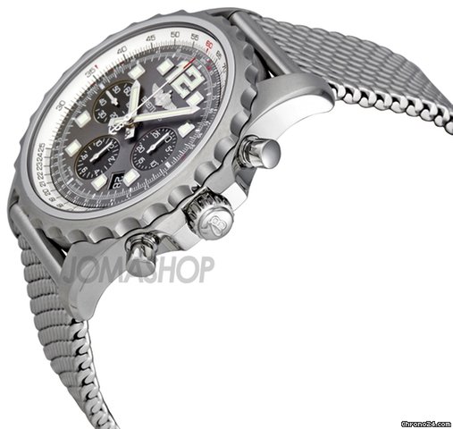 Breitling Chronospace Chronograph Grey Dial Stainless Steel Mens Watch A2336035-F555SS WATCHES 2