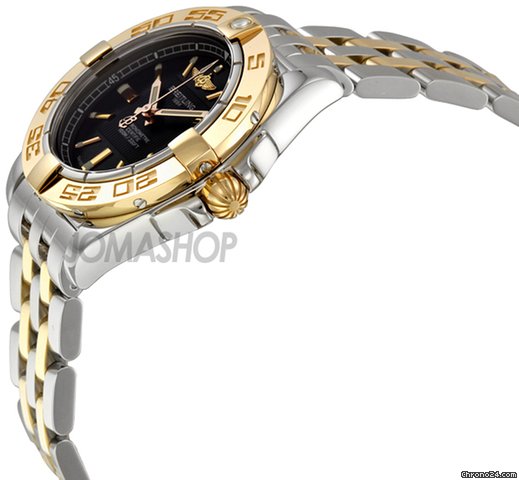 Breitling Galatic 32 Black Stainless Steel and Gold Ladies Watch C71356L2/BA12TT WATCHES 2