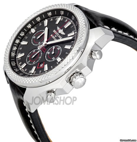 Breitling Bentley Barnato Black Dial Chronograph Mens Watch A2536824-BB11BKLD WATCHES 2