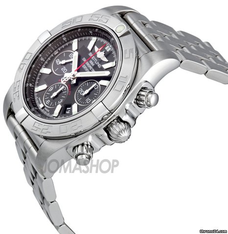 Breitling Chronomat B01 Flying Fish Black Dial Automatic Mens Watch AB011010-BB08SS WATCHES 2