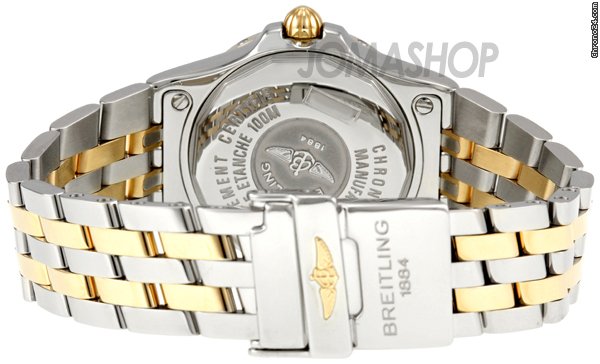 replica Breitling Galactic 30 Sierra Silver Dial Steel and 18kt Gold Ladies Watch C71340L2-G672TT WATCHES 1 