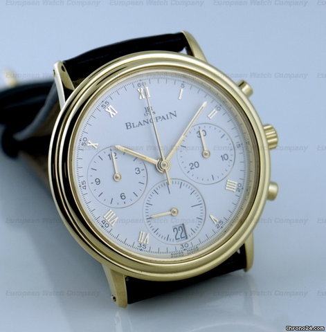 Blancpain Villeret Chronograph 34mm YG WATCHES 2
