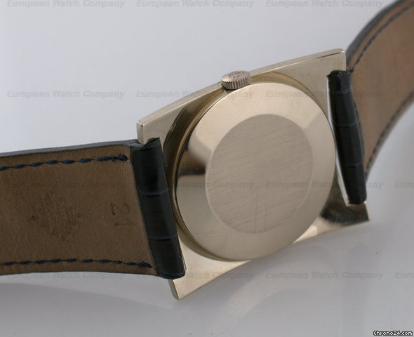 Patek Philippe REF: 3557 Vintage Rectangular Blue Dial WATCHES 2