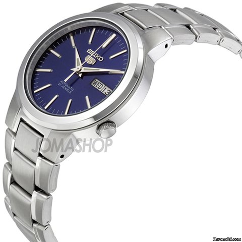 Seiko 5 Blue Stainless Steel Automatic Mens Watch SNKA05 WATCHES 2