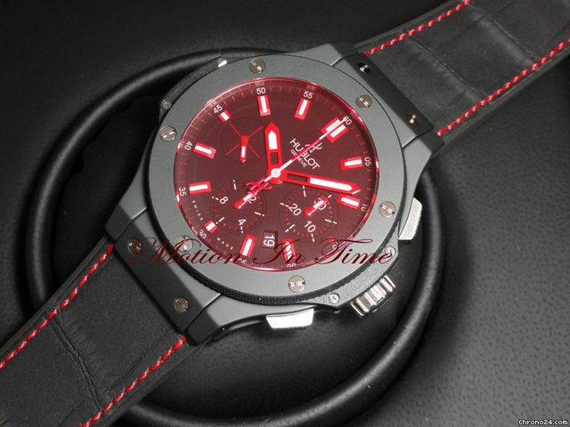 replica Hublot Big Bang "Red Magic" Vendome Boutique Edition All Black RARE WATCHES 1