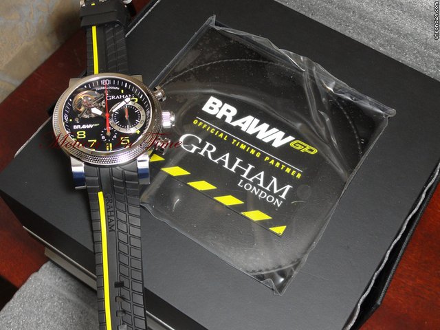 Graham Tourbillograph Trackmaster "Brawn GP" Formula One Tourbillon WATCHES 2