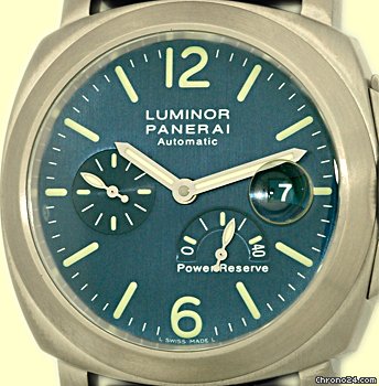 Panerai Gent's Titanium 44mm PAM 93 Luminor Marina Power Reserve WATCHES 2