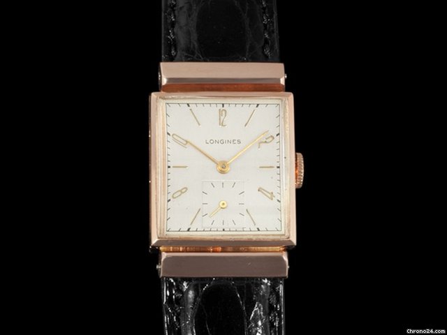Longines 1942 Vintage LONGINES Mens Midsize Watch - 14K Rose GOLD WATCHES 2
