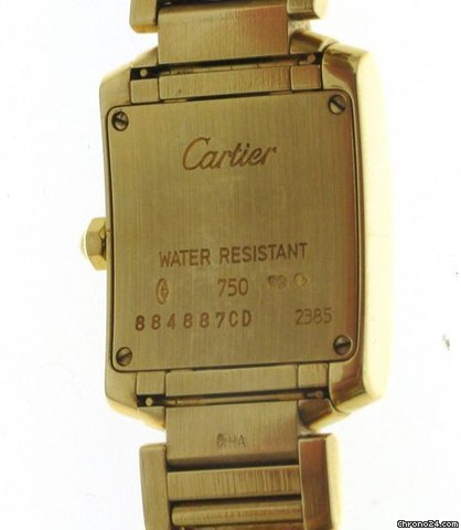Cartier TANK FRANCAISE Gold WATCHES 2