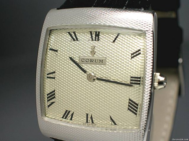 replica Corum "BUCKINGHAM" 18K/750Wei gold, Handaufzug, Cal. 7000 WATCHES 1