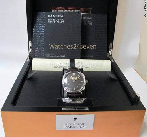 Panerai PAM 373 Radiomir 3 day Platinum Vintage Style Dial WATCHES 2