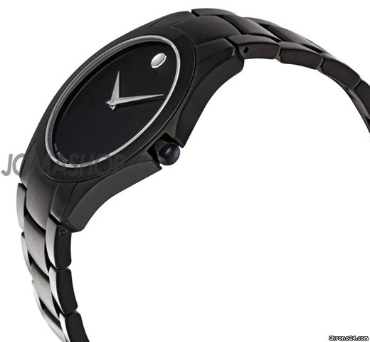 Movado Black Ion-plated Stainless Steel Mens Watch 0606486 WATCHES 2
