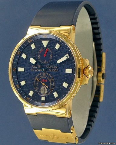 replica Ulysse Nardin Marine Blue Wave Limited Edition Rose Gold WATCHES 1