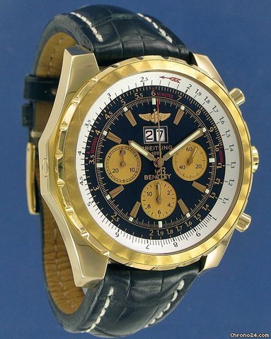 Breitling Bentley 6.75 Limited Edition Red / Pink Gold WATCHES 2