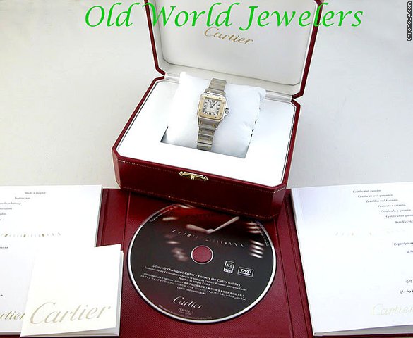 Cartier Stainless steel and 18K Cartier Santos Galbee WATCHES 2