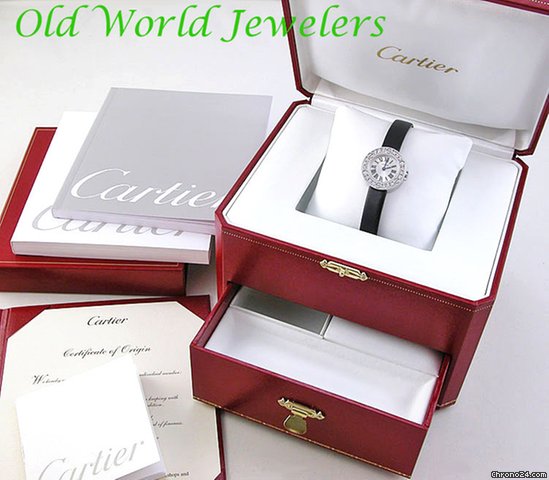 Cartier 18K white gold and diamond Love watch WATCHES 2