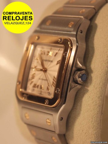 Cartier SANTOS acero y oro AUTOMATICO WATCHES 2