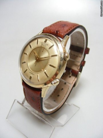 Jaeger-LeCoultre Memovox vintage or/acier plated gold WATCHES 2