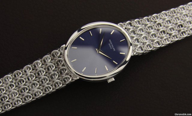Patek Philippe Ellipse 18k White Gold Spectacular Nos Watch WATCHES 2