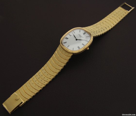 replica Patek Philippe Ellipse Jumbo 18k & White Dial WATCHES 1
