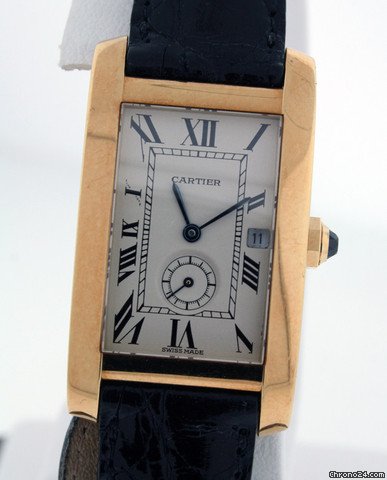 replica Cartier Tank Americaine Mid-Size Pre-owned WATCHES 1