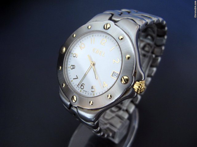 replica Ebel SportWave Stahl/Gold Herrenuhr WATCHES 1