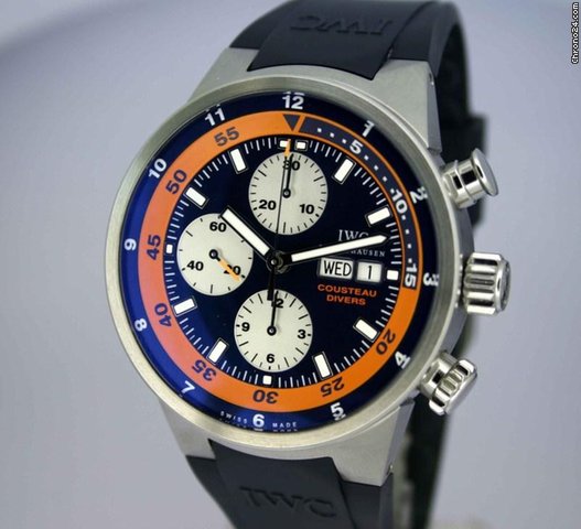 replica IWC Acquatimer Crono Cuosteau Ref 378101 WATCHES 1