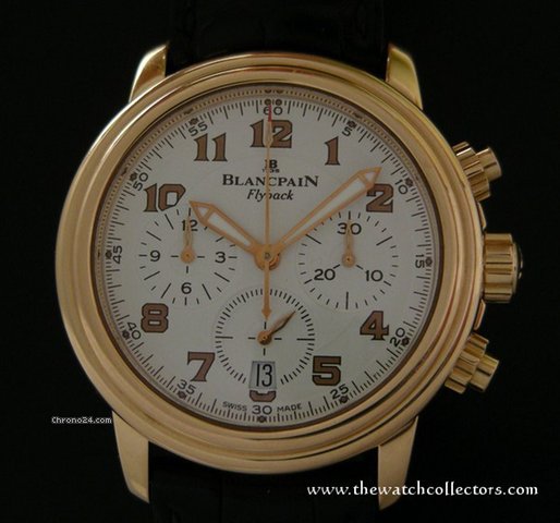 Blancpain Limited Edition Leman Chronograph Flyback Pink Gold xx/99 . Full Set WATCHES 2