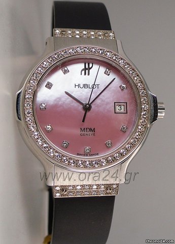 Hublot Classic Jewellery Lady Pink MOP WG Bezel 86 Diamonds Unworn WATCHES 2