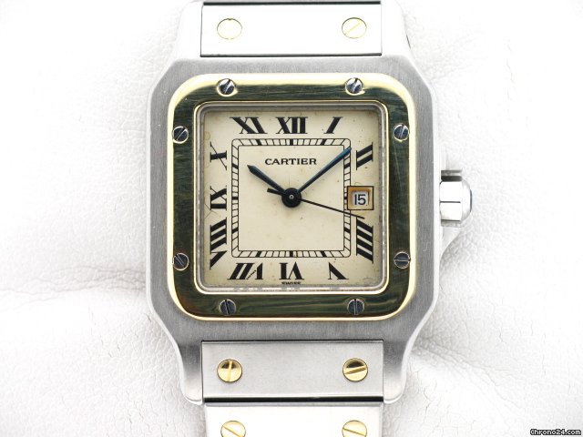Cartier SANTOS ACCIAIO ORO 18KT WATCHES 2