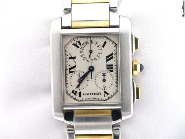 Cartier TANK FRANCAISE CRONOGRAFO WATCHES 2