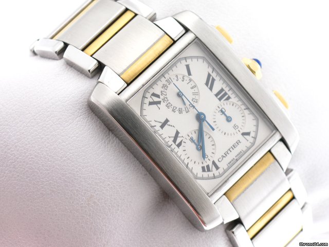 replica Cartier TANK FRANCAISE CRONOGRAFO WATCHES 1