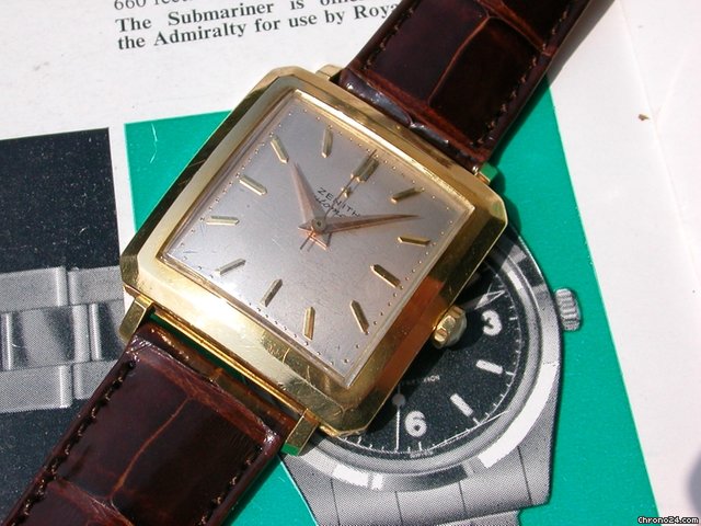 Zenith : Carree Automatik in 18kt 60er Jahre WATCHES 2