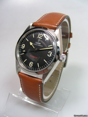 Tudor Ranger Vintage steel acier/cuir tritium dial WATCHES 2