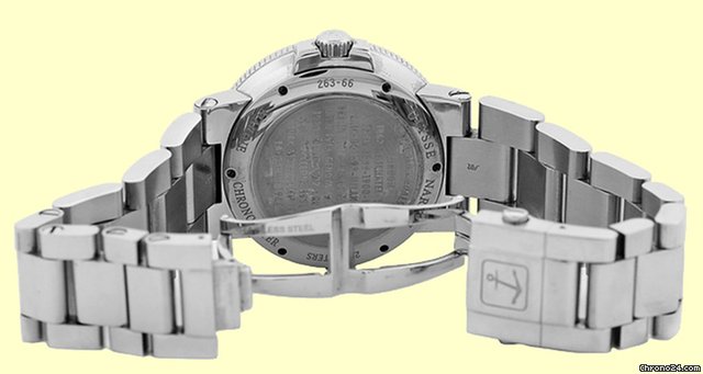 replica Ulysse Nardin Gent's Stainless Steel 1846 Maxi Marine Chronometer WATCHES 1