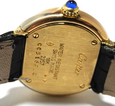 Cartier TRINITY LADY REF 2357 18 KT GOLD QUARTZ WATCHES 2
