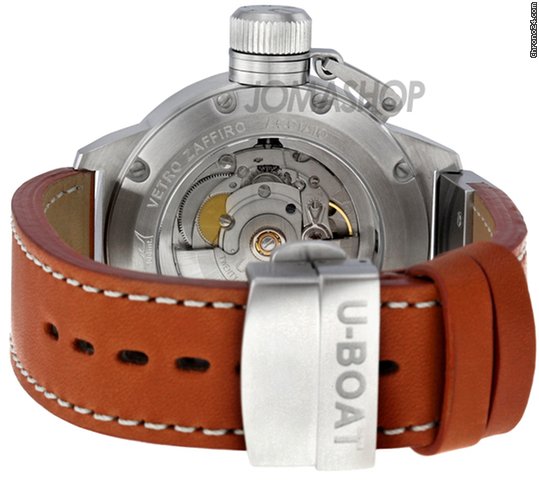replica U-Boat Classico AS Black Dial Automatic Brown Leather Mens Watch 5564 WATCHES 1
