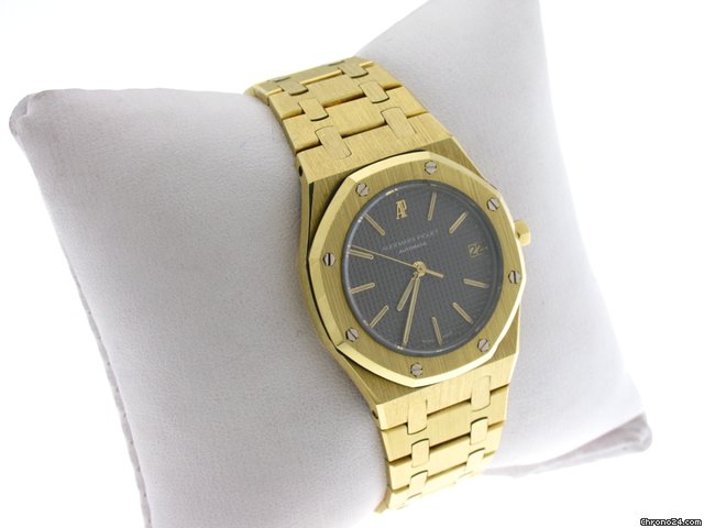 Audemars Piguet ROYAL OAK NERO ORO GIALLO 18KT WATCHES 2