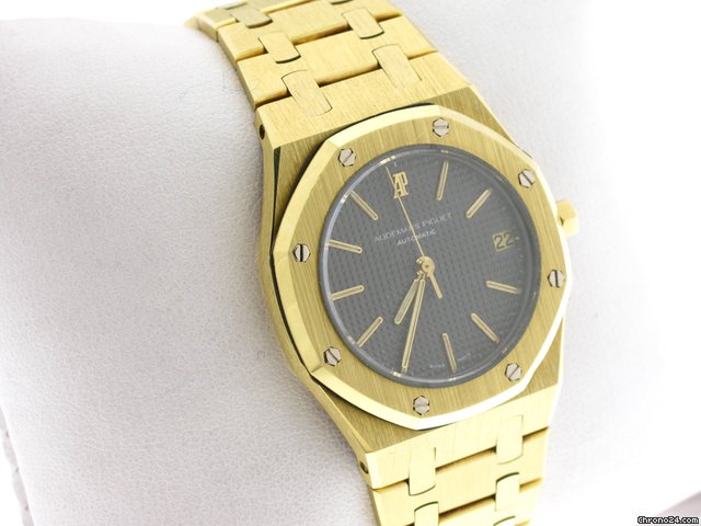 replica Audemars Piguet ROYAL OAK NERO ORO GIALLO 18KT WATCHES 1