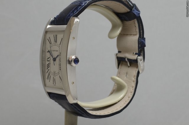replica Cartier Tank Americaine White Gold WATCHES 1