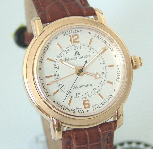 replica Maurice Lacroix Cinq Aiguilles 18 krt.Rosegold English WATCHES 1