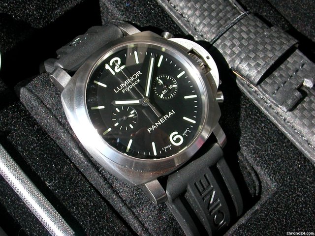 Panerai Chronograph PAM 361 Luminor 1950 Flyback mit Box und Papieren WATCHES 2