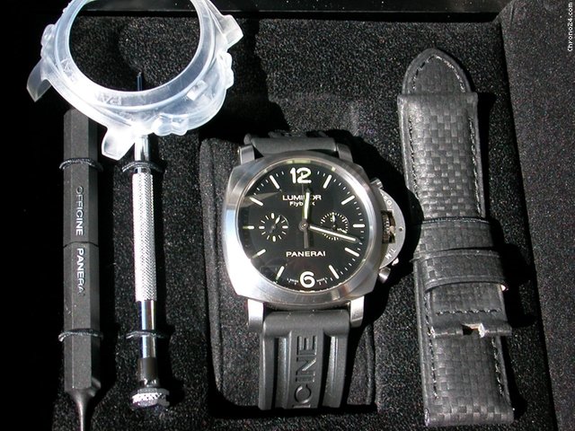 replica Panerai Chronograph PAM 361 Luminor 1950 Flyback mit Box und Papieren WATCHES 1