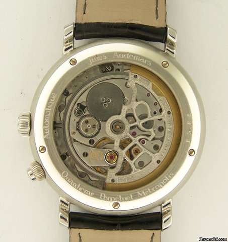 replica Audemars Piguet Calendario Perpetuo Metropolis platino WATCHES 1